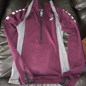 PINK quarter zip pullover